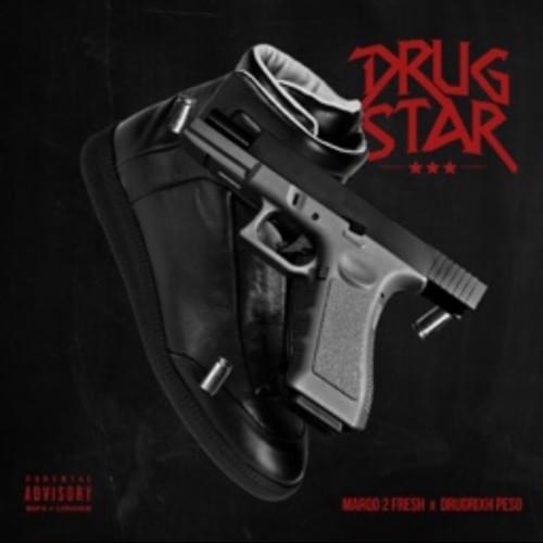Album cover art for "Drug/Star" by Rockstar Marqo & RX PESO