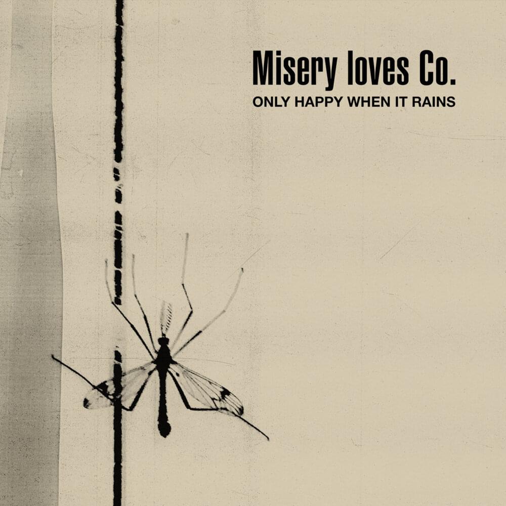 Album cover art for "Only Happy When It Rains" by Misery Loves Co.