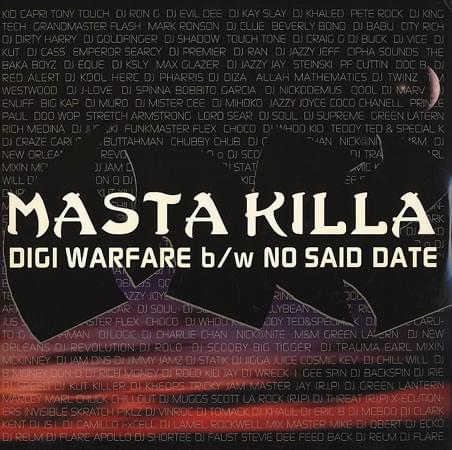 Album cover art for "Digi Warfare" by Masta Killa