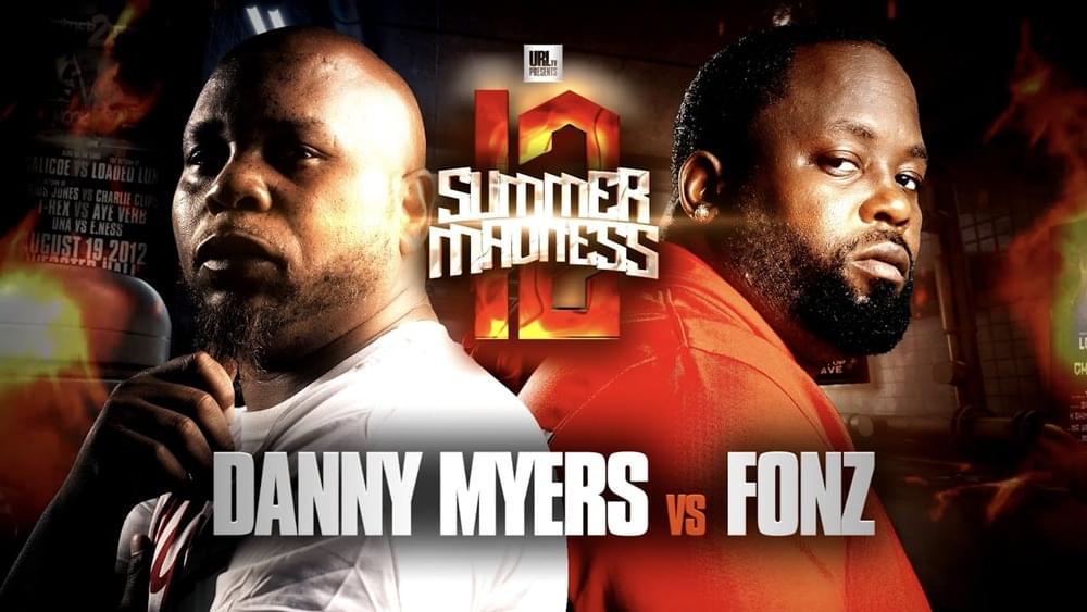 Album cover art for "Danny Myers vs. Fonz" by URLtv & Fonz (Battle Rapper) & Danny Myers