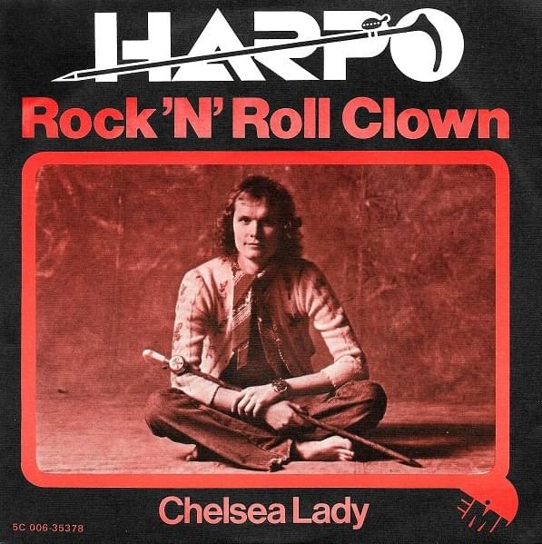 Album cover art for "Rock ‘n’ Roll Clown" by Harpo
