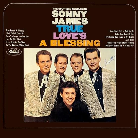 Album cover art for "True Love’s A Blessing" by Sonny James