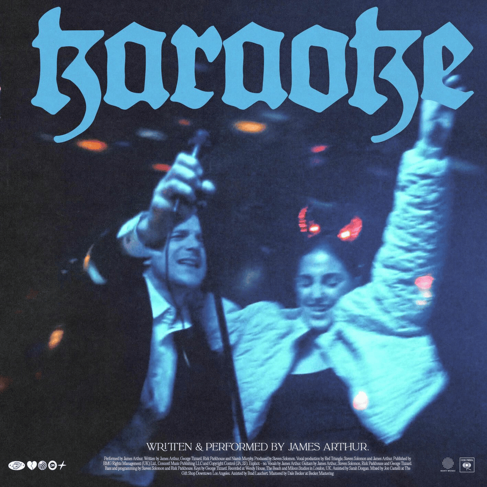 Album cover art for "KARAOKE" by James Arthur