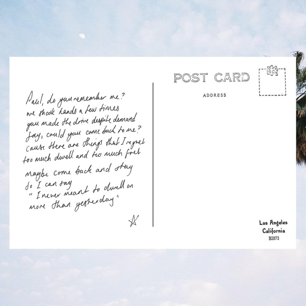 Album cover art for "Yesterday" by Dan Croll