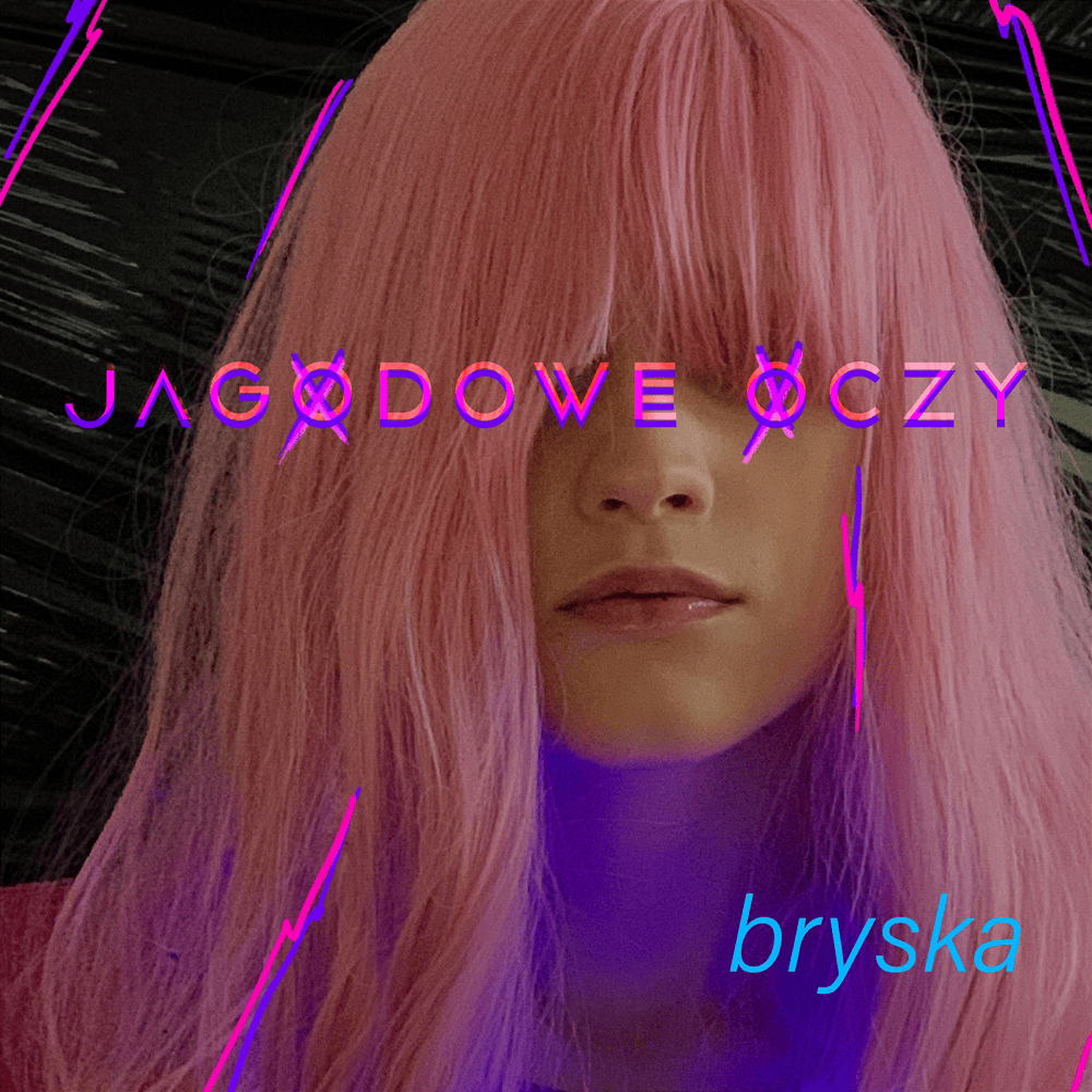 Album cover art for "jagodowe oczy" by bryska