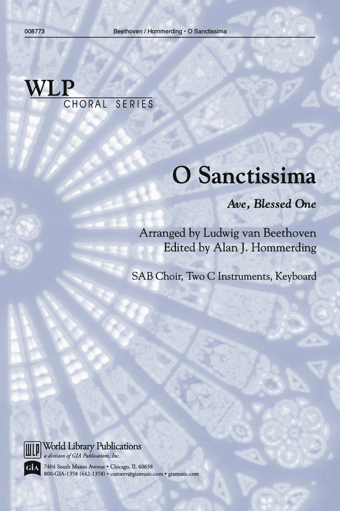 Album cover art for "O Sanctissima" by Ludwig van Beethoven