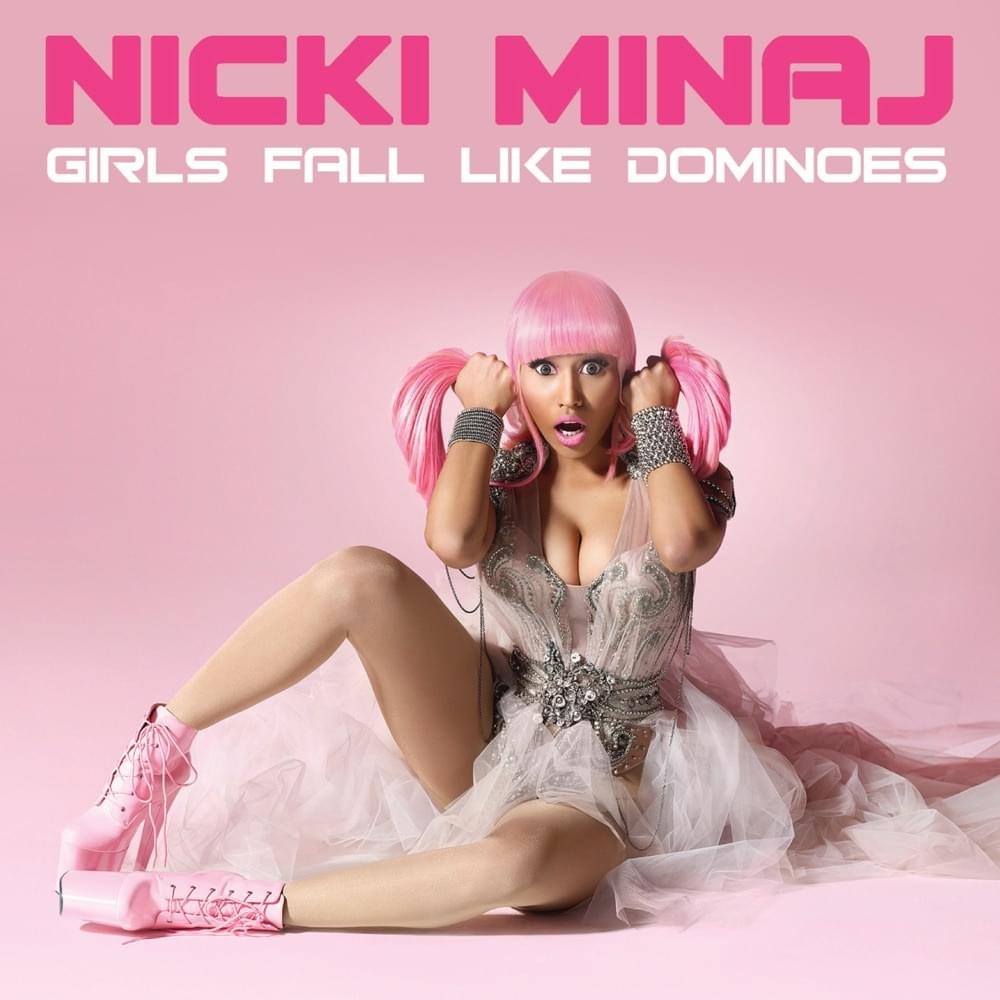 Album cover art for "Girls Fall Like Dominoes" by Nicki Minaj