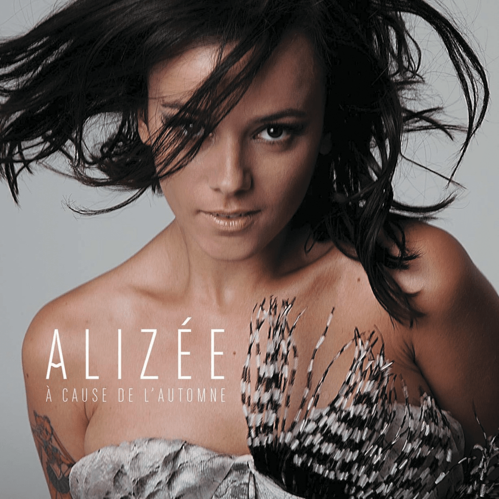 Album cover art for "À cause de l'automne" by Alizée