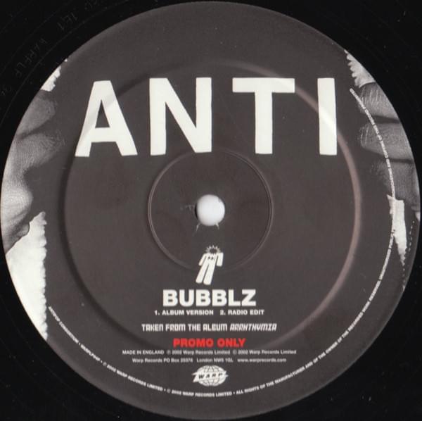 Album cover art for "Bubblz" by Antipop Consortium