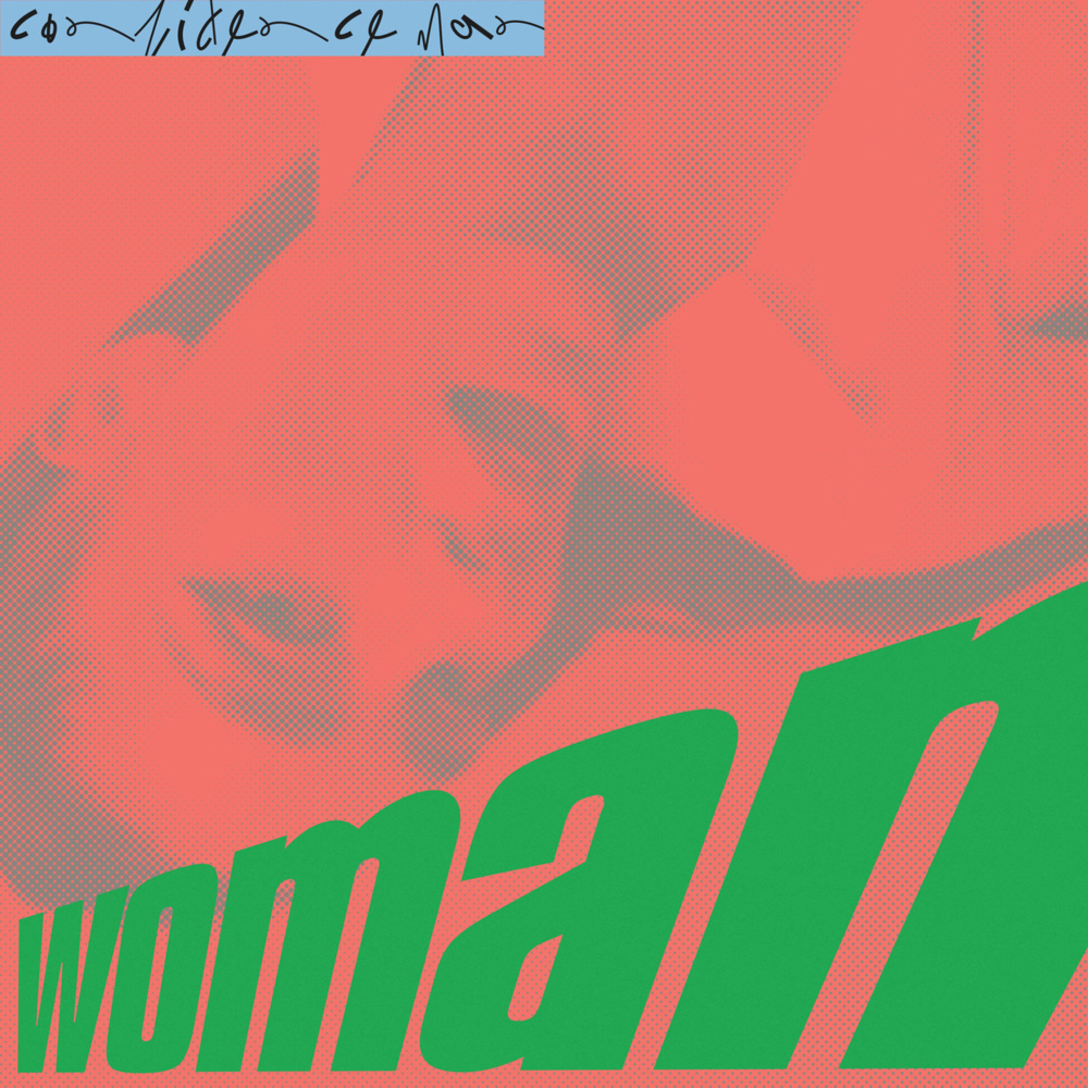 Album cover art for "Woman" by Confidence Man