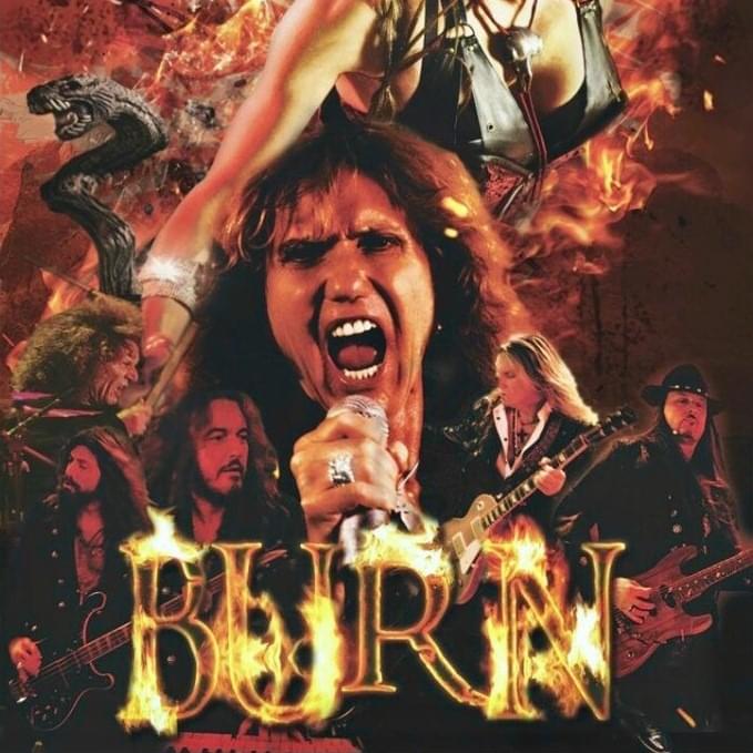 Album cover art for "Burn" by Whitesnake