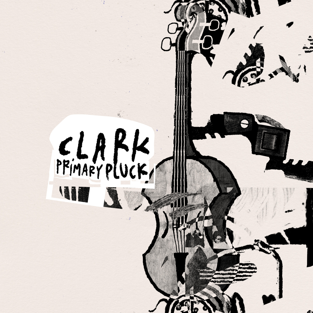 Album cover art for "Primary Pluck" by Clark