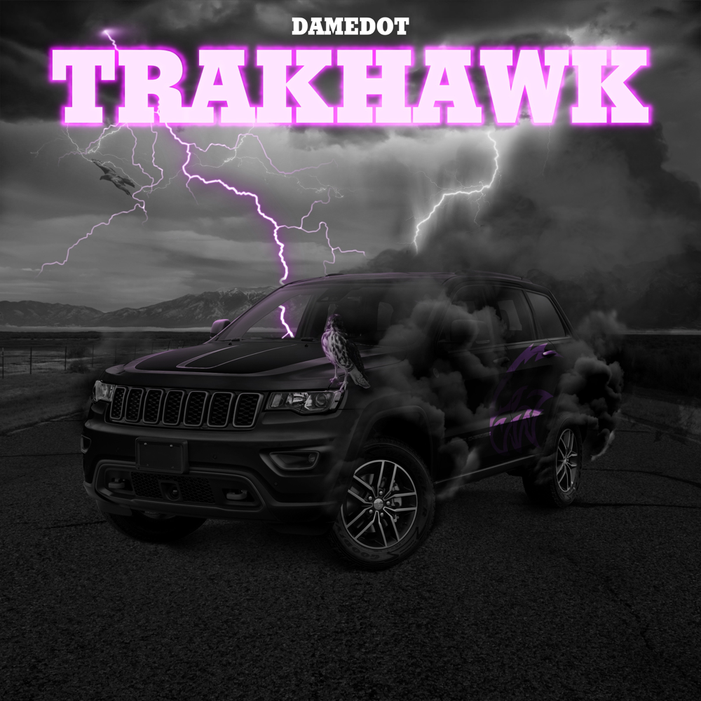 Album cover art for "Trakhawk" by Damedot