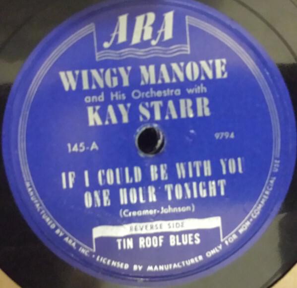 Album cover art for "If I Could Be With You One Hour Tonight" by Kay Starr
