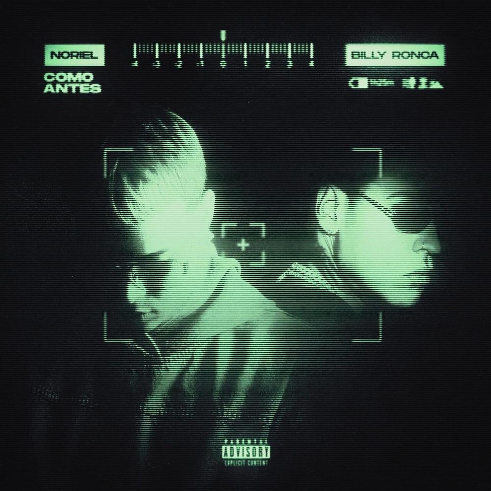 Album cover art for "Como Antes" by Noriel