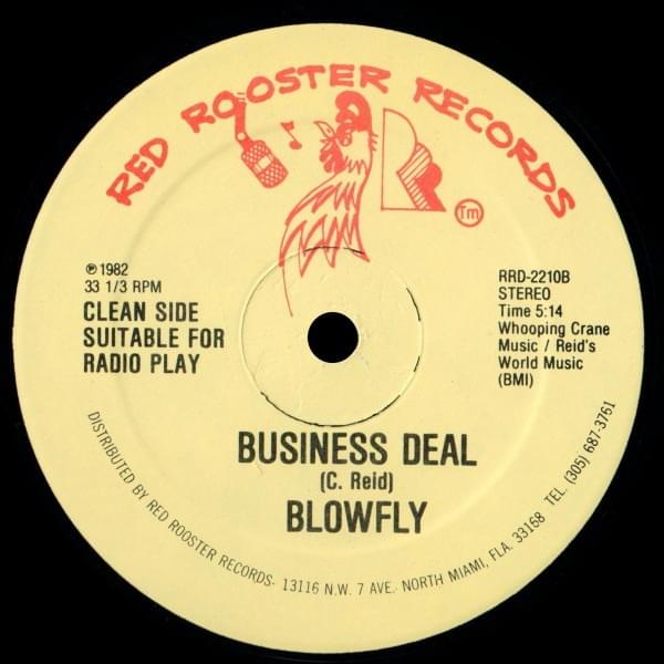 Album cover art for "Business Deal" by Blowfly