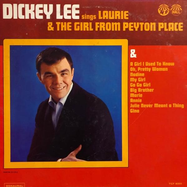 Laurie (Strange Things Happen) by Dickey Lee