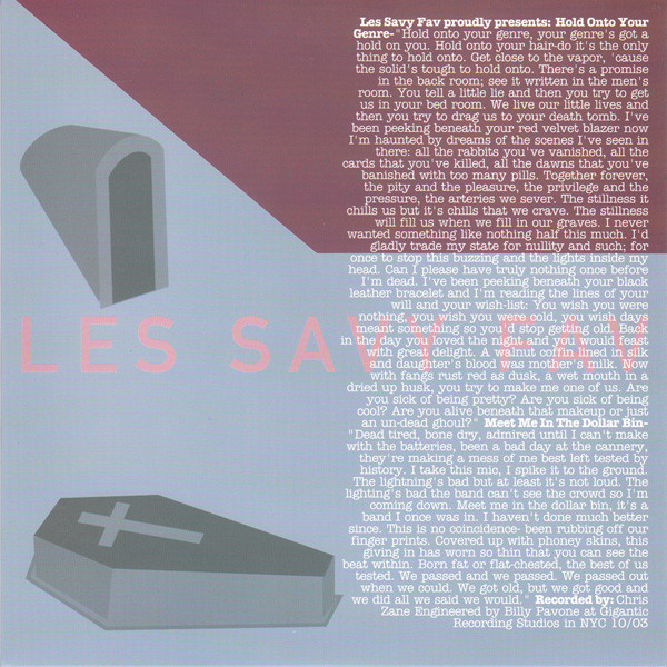 Album cover art for "Meet Me in the Dollar Bin" by Les Savy Fav