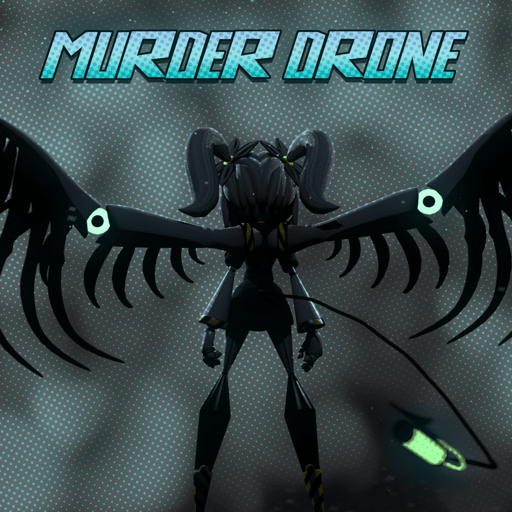 Album cover art for "Murder Drone" by Rockit Music