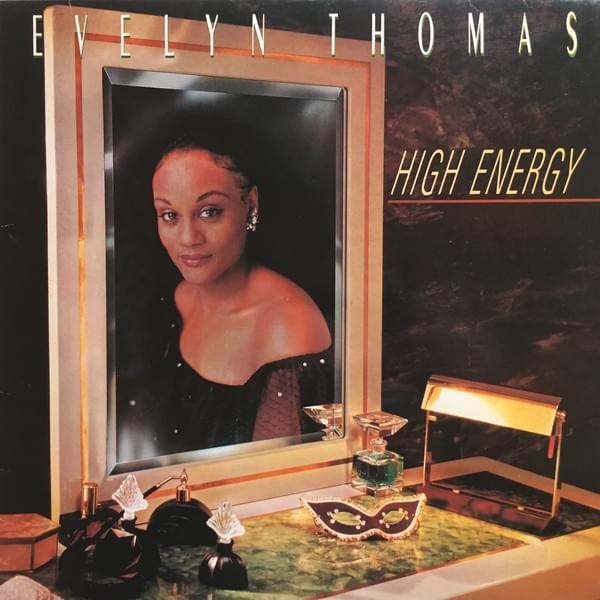 Album cover art for "High Energy" by Evelyn Thomas