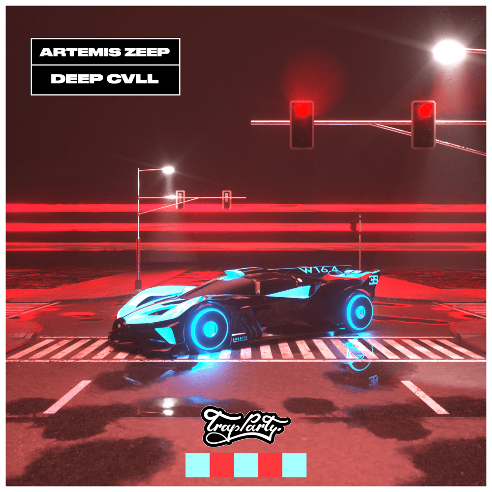 Album cover art for "DEEP CVLL" by Artemis Zeep