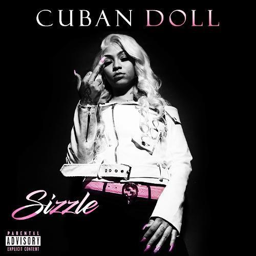 Album cover art for "Sizzle" by Cuban Doll