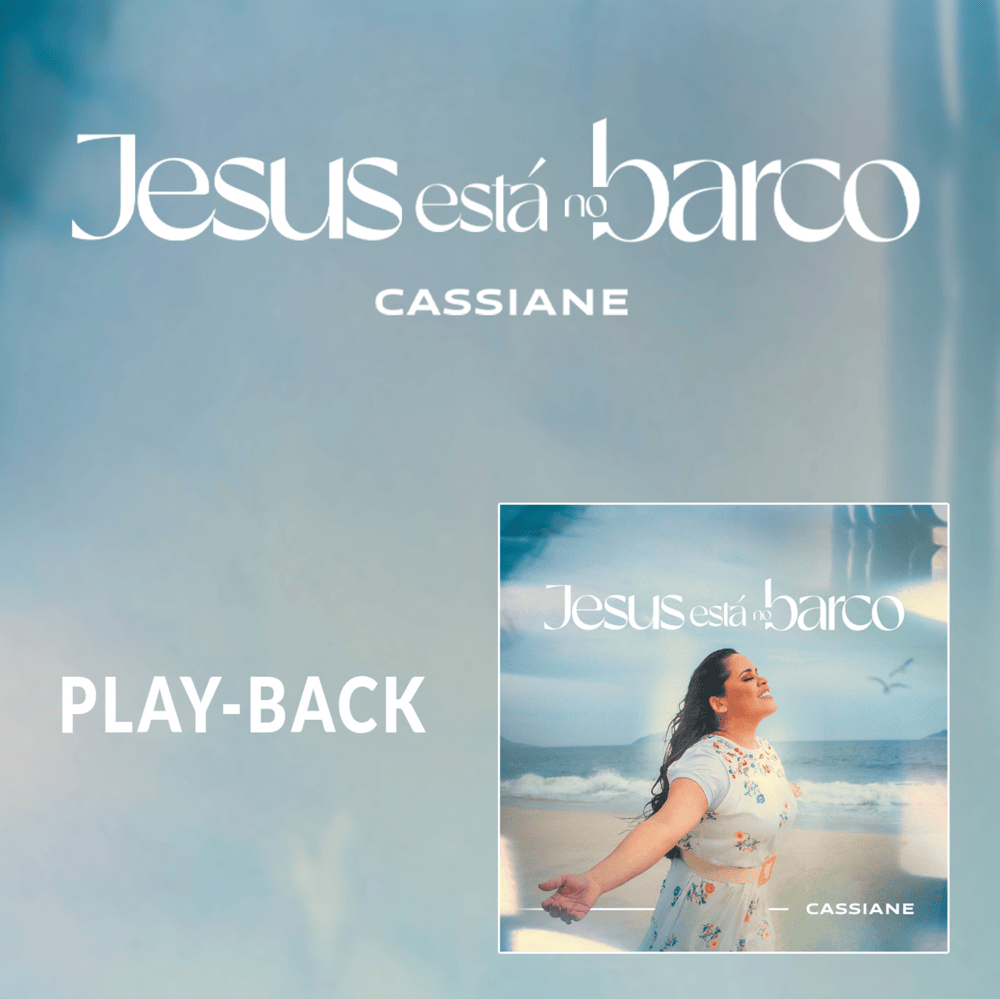 Album cover art for "Jesus Está no Barco (Playback)" by Cassiane