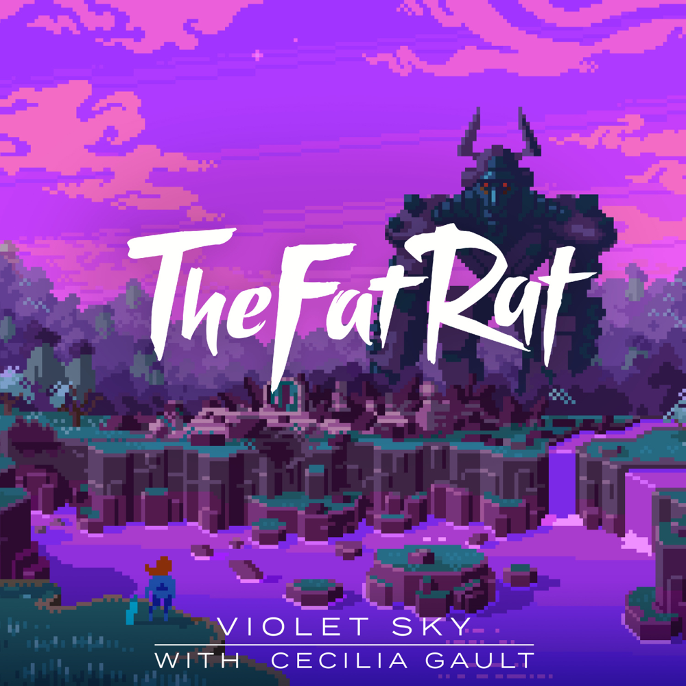 Album cover art for "Violet Sky" by TheFatRat