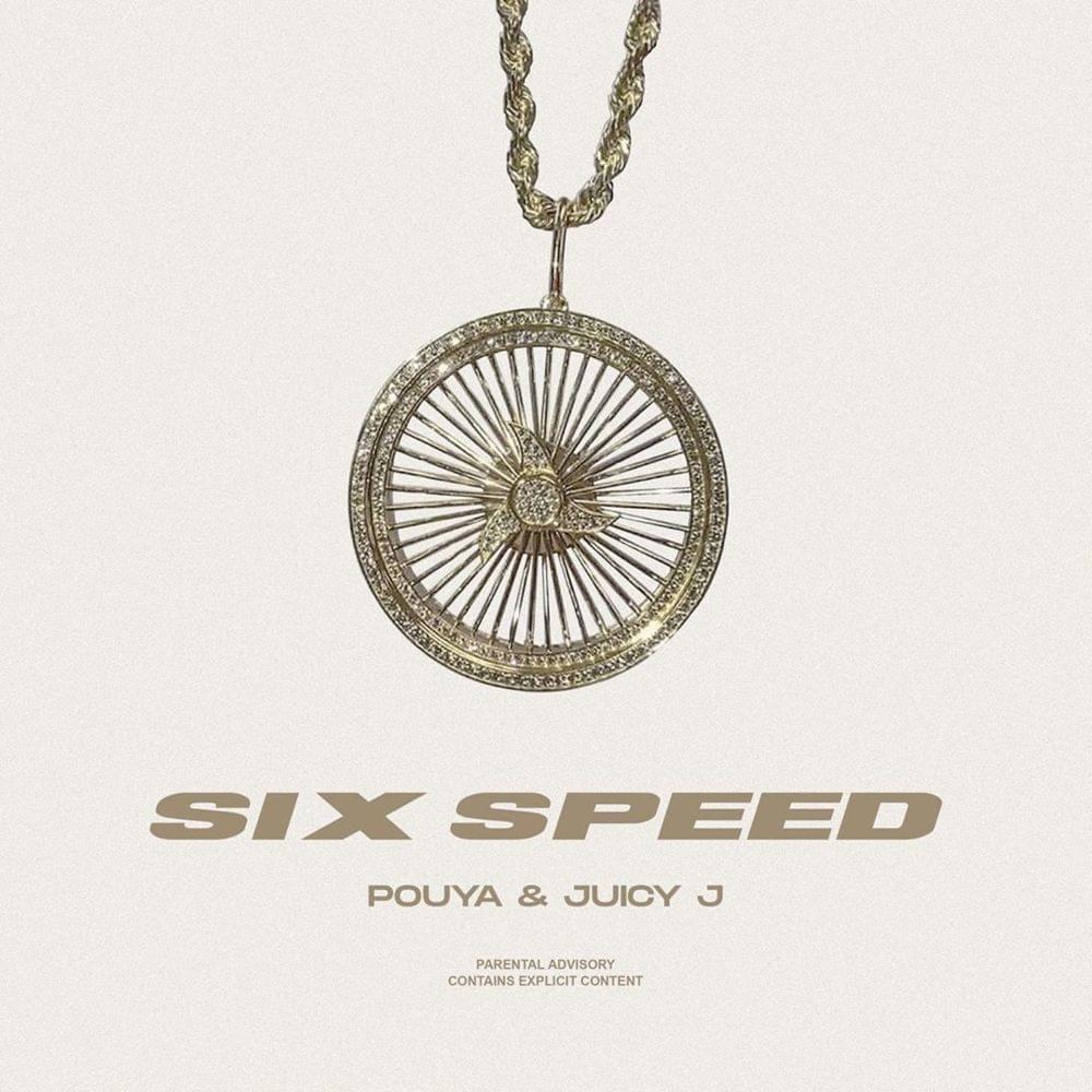 Album cover art for "Six Speed" by Pouya & Juicy J