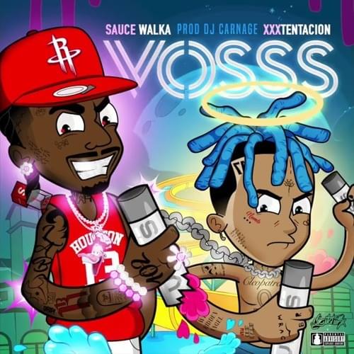 Album cover art for "Voss" by XXXTENTACION & Gordo & Sauce Walka