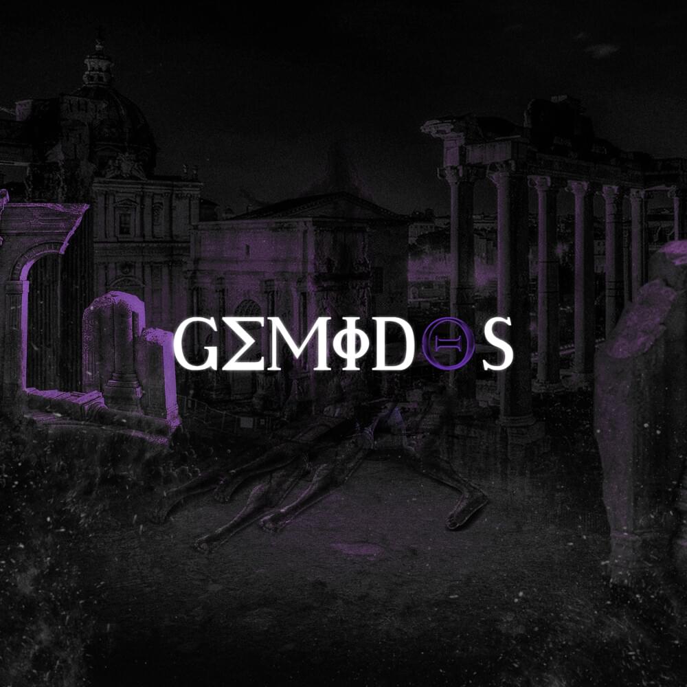 Album cover art for "GEmiDoS" by Biell Rose & Heo Luih