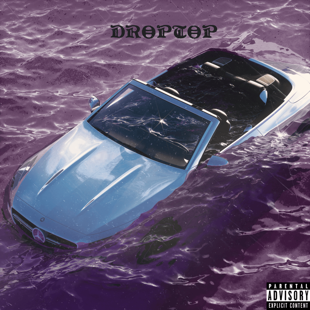 Album cover art for "DROPTOP" by KALIM