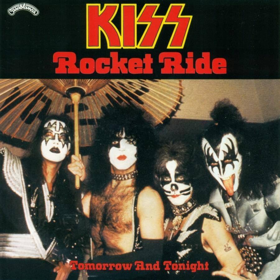 Album cover art for "Rocket Ride" by KISS