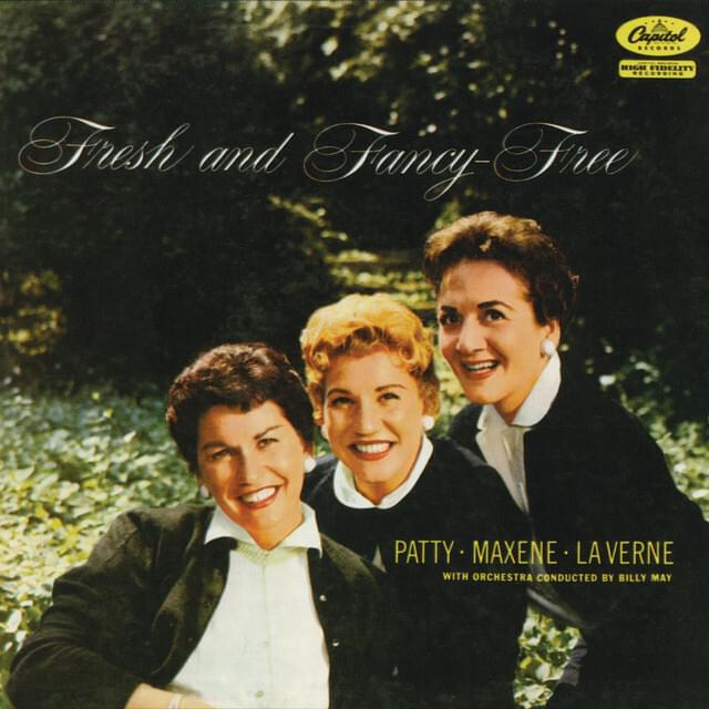 Album cover art for "The Song Is You" by The Andrews Sisters