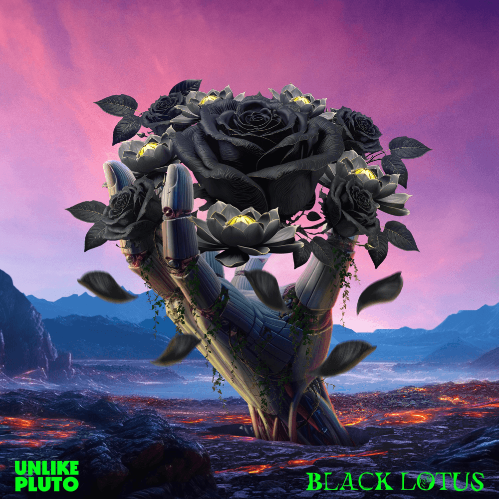 Album cover art for "Black Lotus" by Unlike Pluto
