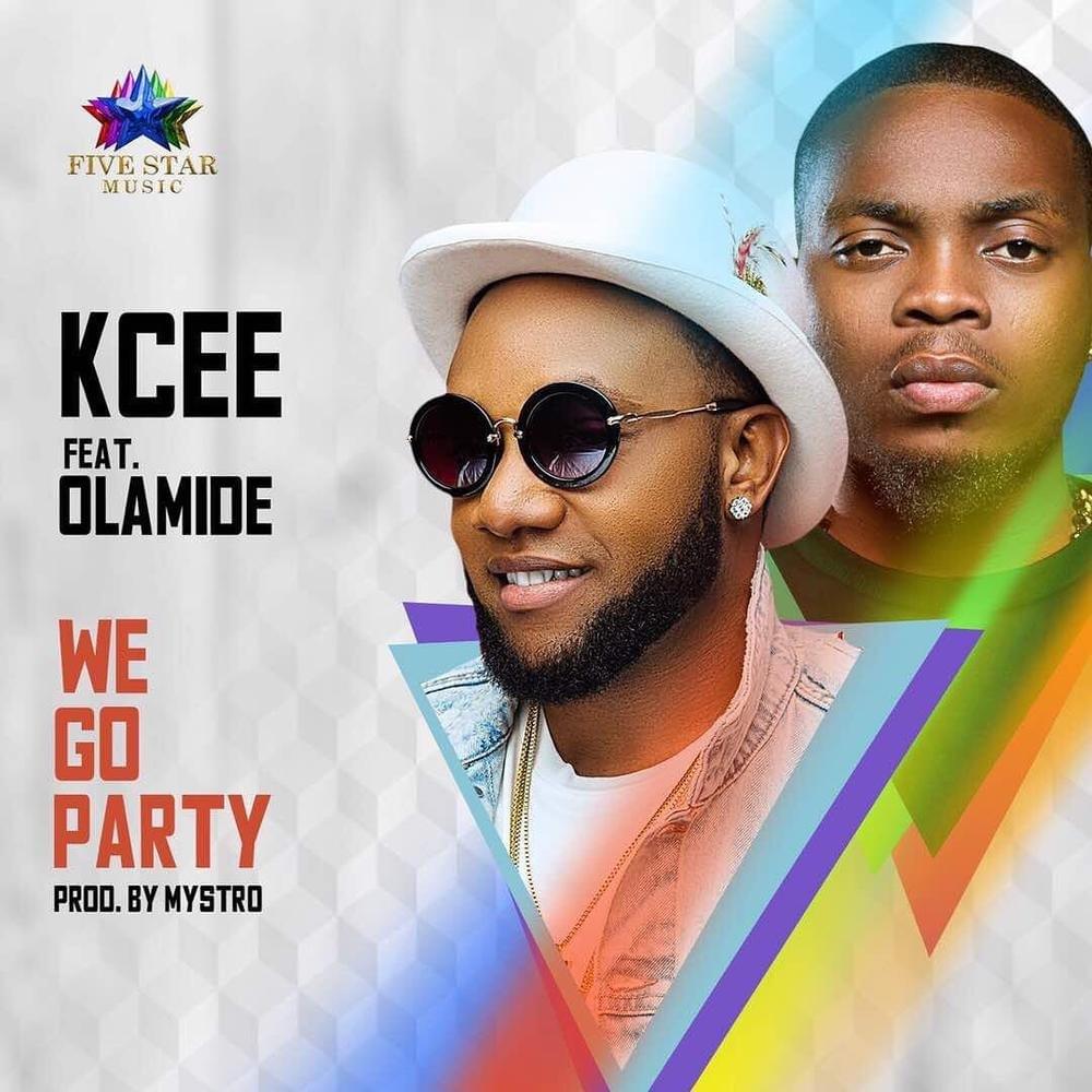 Album cover art for "We Go Party" by KCee & Olamide