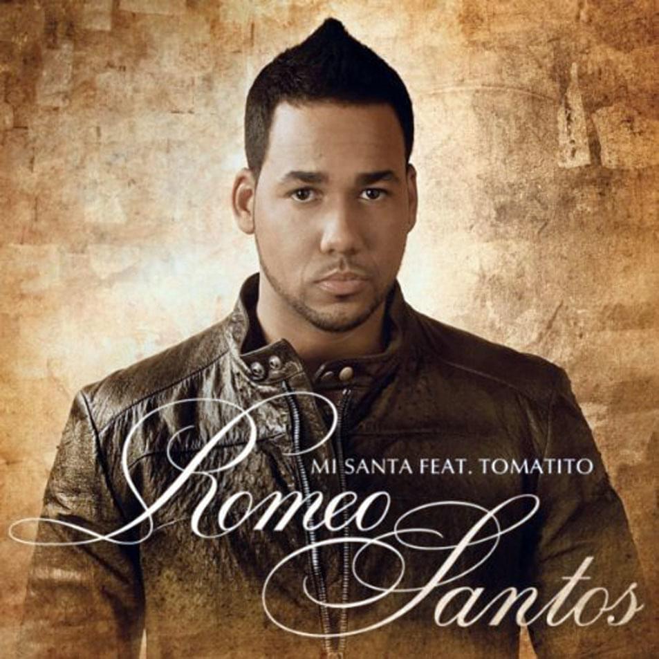 Album cover art for "Mi Santa" by Romeo Santos & Tomatito