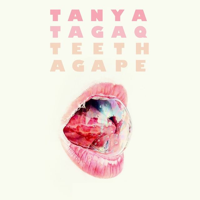 Album cover art for "Teeth Agape" by Tanya Tagaq