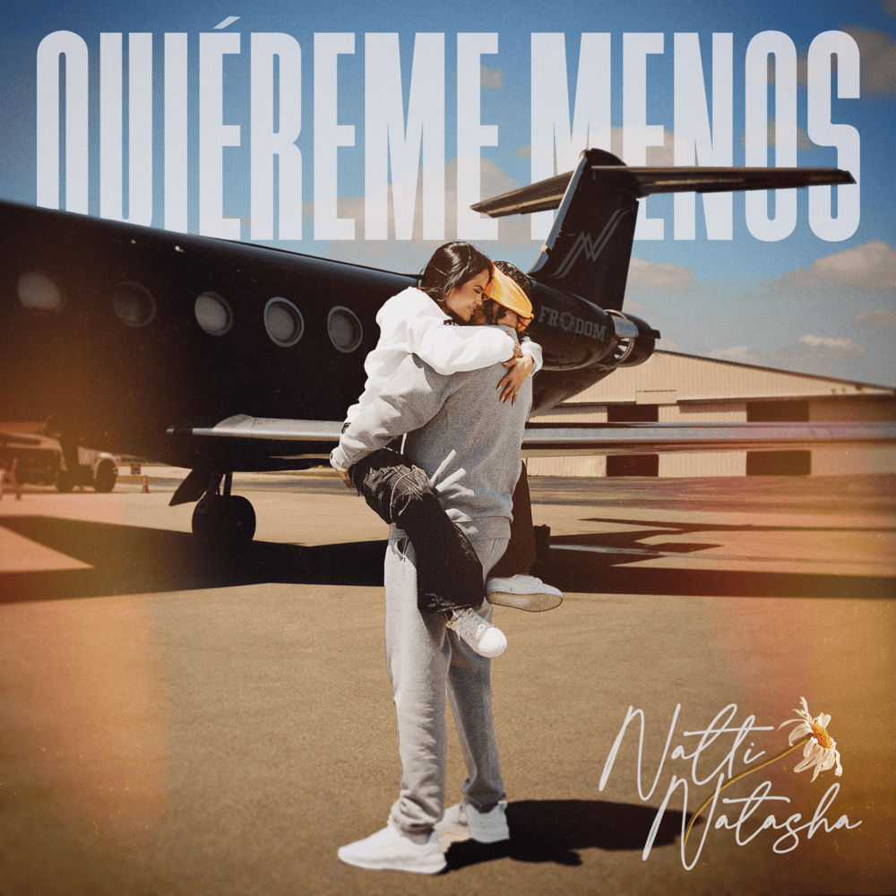 Album cover art for "Quiéreme Menos" by NATTI NATASHA