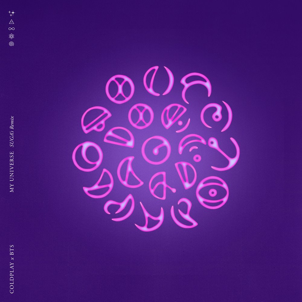 Album cover art for "My Universe (SUGA’s Remix)" by Coldplay