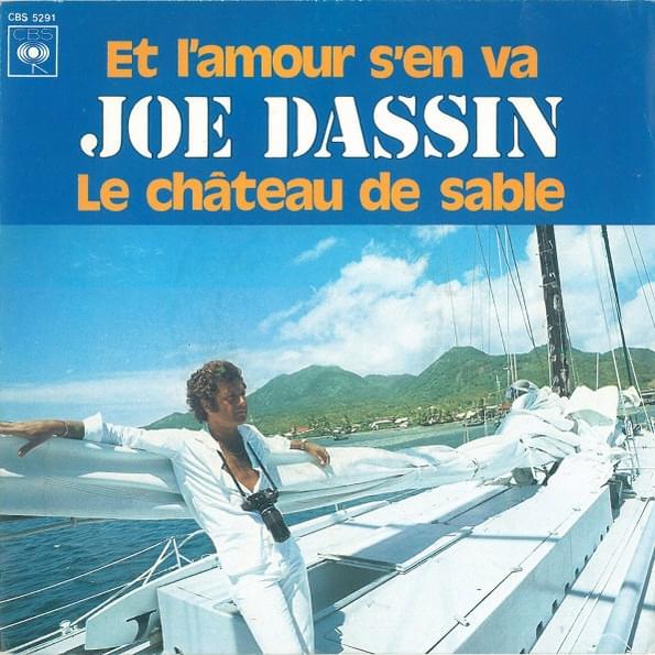 Album cover art for "Le Ch�teau de sable" by Joe Dassin
