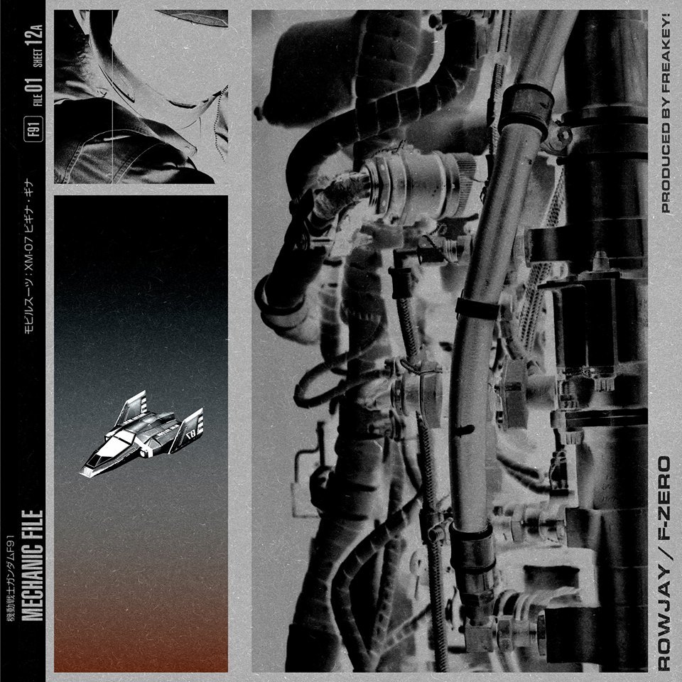 Album cover art for "F-Zero" by Rowjay