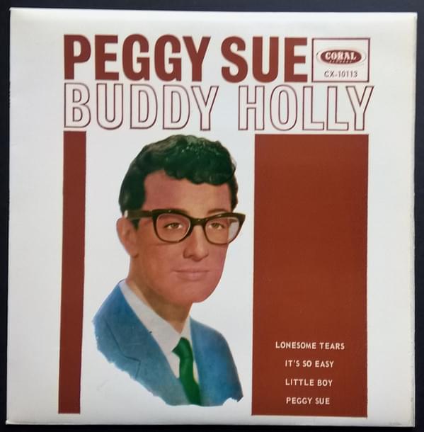 Album cover art for "Peggy Sue" by Bill Haley & His Comets