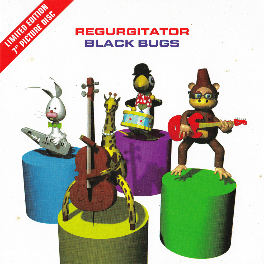 Album cover art for "Live at the Drive In" by Regurgitator