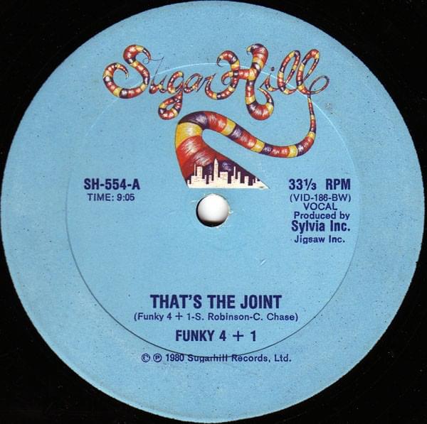 Album cover art for "That’s The Joint" by Funky 4 + 1