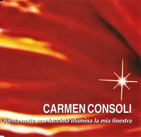 Album cover art for "Questa notte una lucciola illumina la mia finestra" by Carmen Consoli