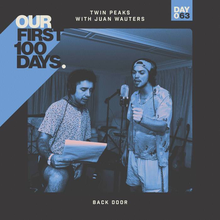 Album cover art for "Back Door" by Twin Peaks & Juan Wauters