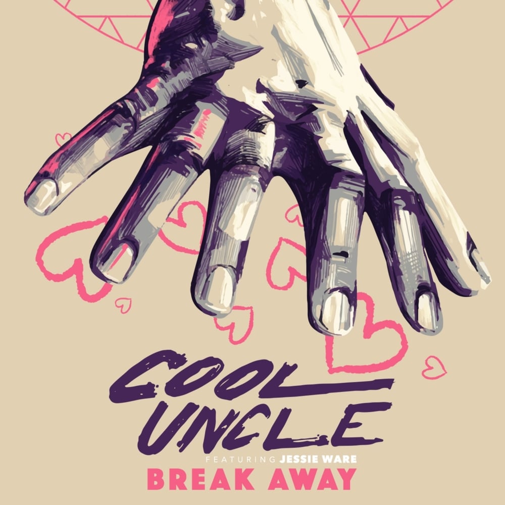 Album cover art for "Break Away" by Bobby Caldwell & Jessie Ware