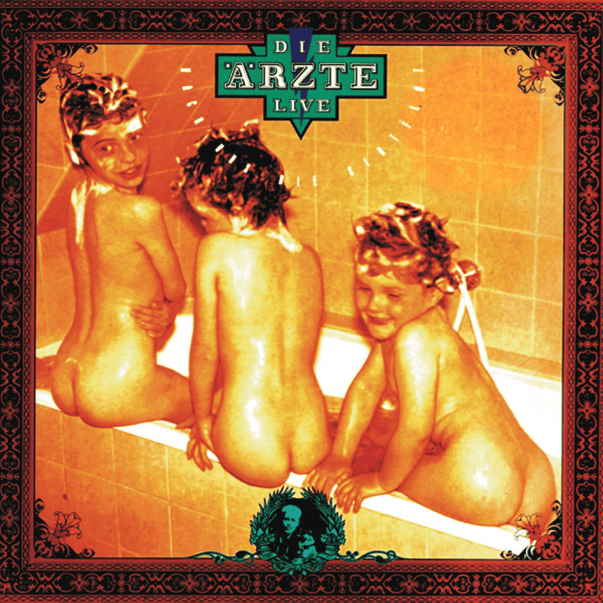 Album cover art for "Madonnas Dickdarm (Live)" by Die Ärzte