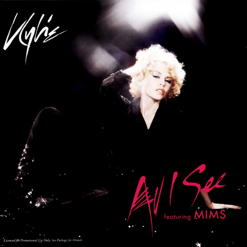 Album cover art for "All I See (Remix)" by Kylie Minogue & Mims